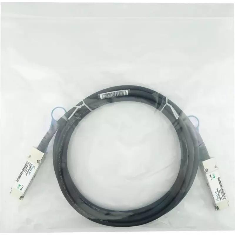 BlueLAN MCP1600-C003-BL saderīgs QSFP28 tiešās pievienošanas kabelis, 100GBASE-CR4, InfiniBand EDR, 26AWG, 3 metri