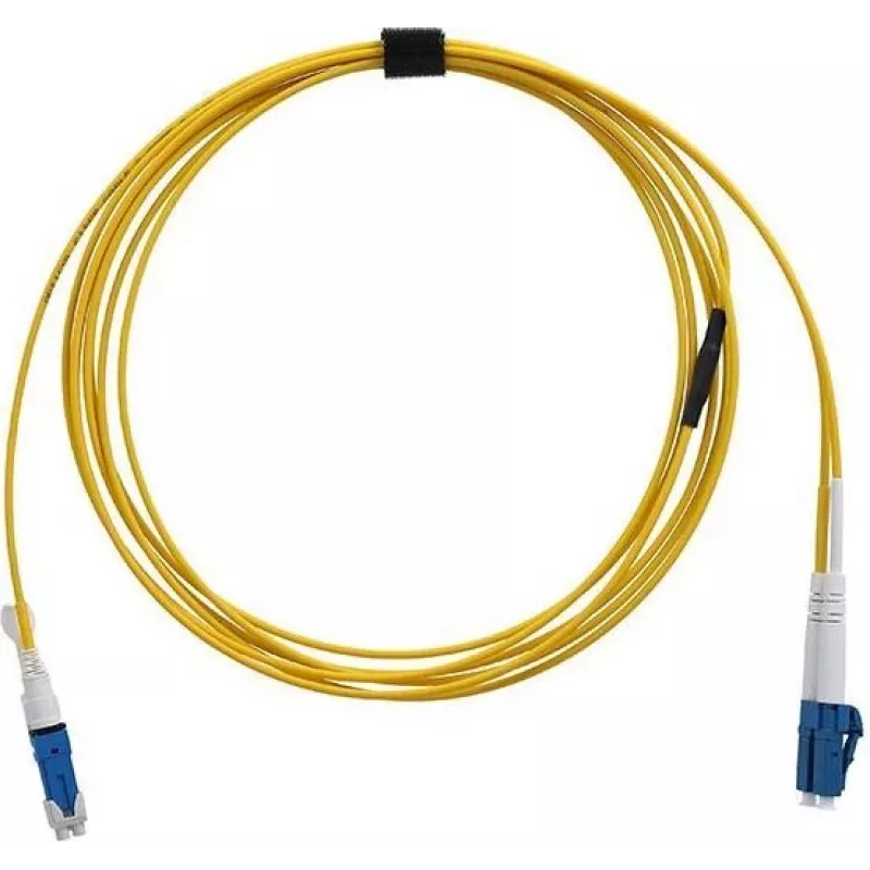 BlueOptics Duplex Fiber Optic Patch Cable CS-UPC to LC-UPC Singlemode OS2 4m Yellow LSZH