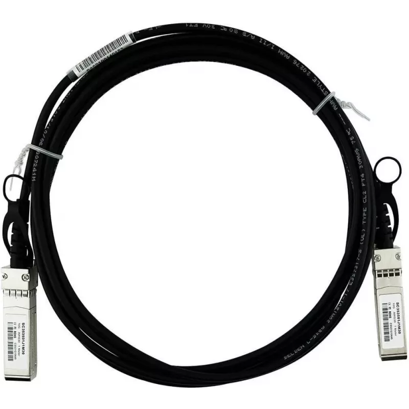 BlueOptics Hirschmann SFP-10-DAC-4m saderīgs BlueLAN DAC SFP+ Direct Attach kabelis, 5m, AWG24