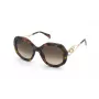 BLUMARINE Sieviešu SBM892-550AHL Tauriņveida saulesbrilles Havana Brūns gradients 55mm