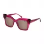 Blumarine Women's Sunglasses SBM832S5401BV Butterfly Acetate Black Grey Gradient UV400