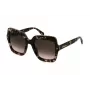 BLUMARINE Sieviešu saulesbrilles SBM836S5301GQ - Pārliecinošs kvadrātveida tauriņa rāmis, pelēki gradienta lēcas, UV400 aizsardzība