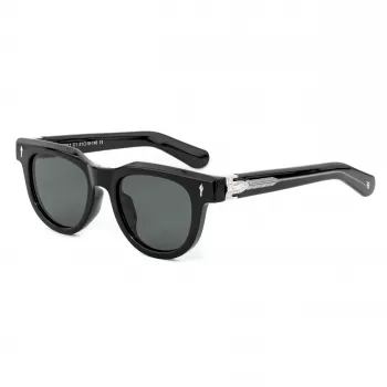 BOBROFF BFG0011-C1 Unisex saulesbrilles - Klasisks pilna apmales plastmasas rāmis ar UV400 aizsardzību