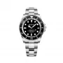 BOBROFF MAN BF0001J1 Analogais kvarca pulkstenis 44mm melns ciparnīca ādas siksniņa