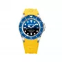BOBROFF MAN BF0003baBFSTA Analog Quartz Watch 44 mm Black Dial Leather Strap