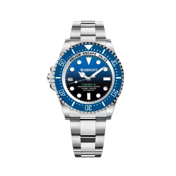 BOBROFF MAN BF0003iba Analogais kvarca pulkstenis 42mm Nerūsējošais tērauds Āda Brūns