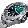 BOBROFF MAN BF002 Analogais kvarca rokas pulkstenis 44mm melna ādas siksna