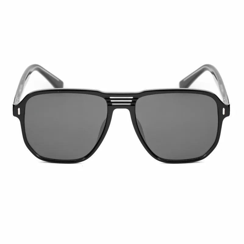 BOBROFF MAN BFG0003-C1 Saulesbrilles - UV400 aizsardzība, polikarbonāta lēcas, 56 mm lēcu platums
