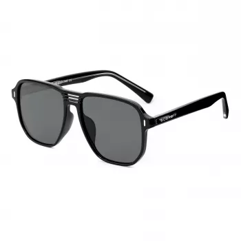 BOBROFF MAN BFG0003-C1 Saulesbrilles - UV400 aizsardzība, polikarbonāta lēcas, 56 mm lēcu platums