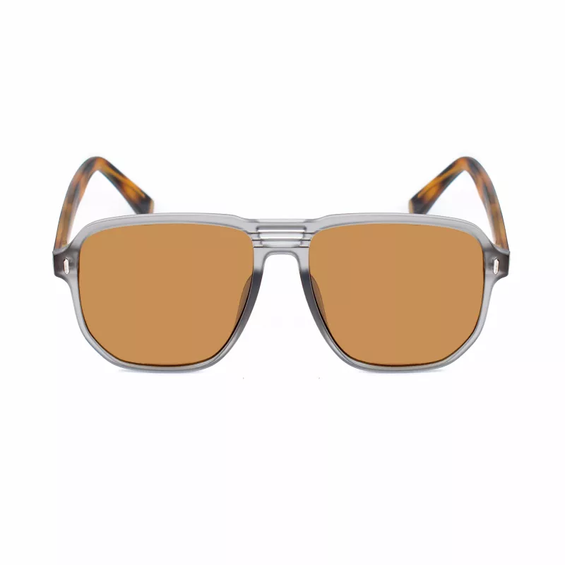BOBROFF MAN BFG0003-C5 Taisnstūra saulesbrilles UV400 Polikarbonāta lēca 56/17/145 mm