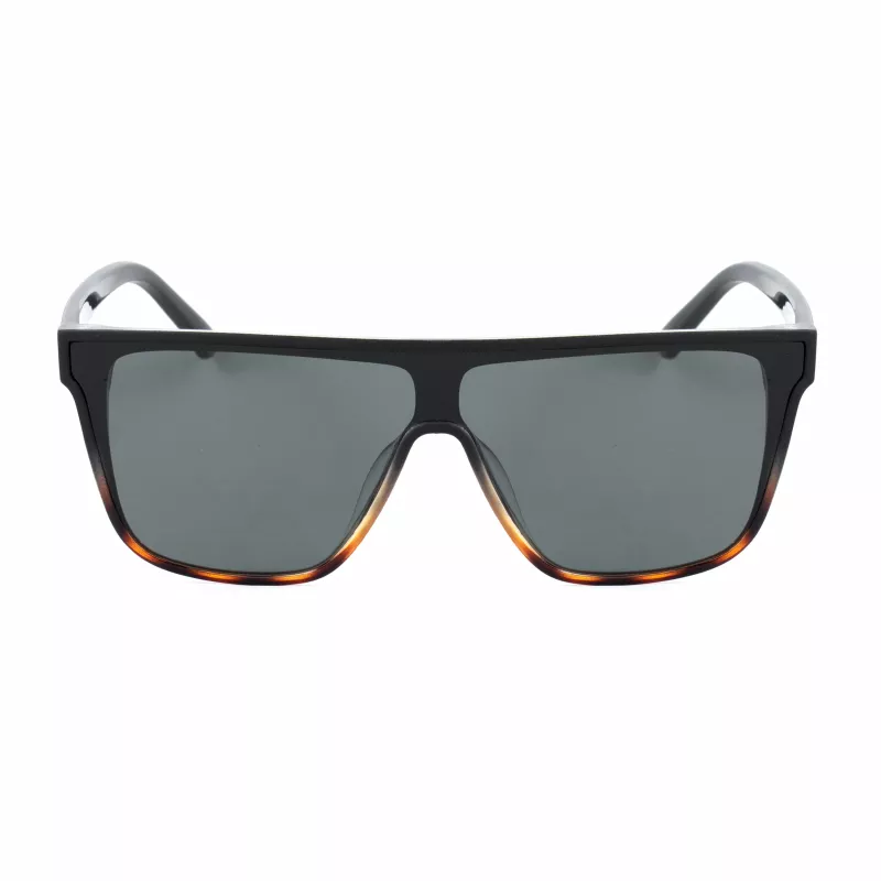 BOBROFF Vīriešu BFG0032-G11P taisnstūra polarizētas saulesbrilles - melnas/pelēkas