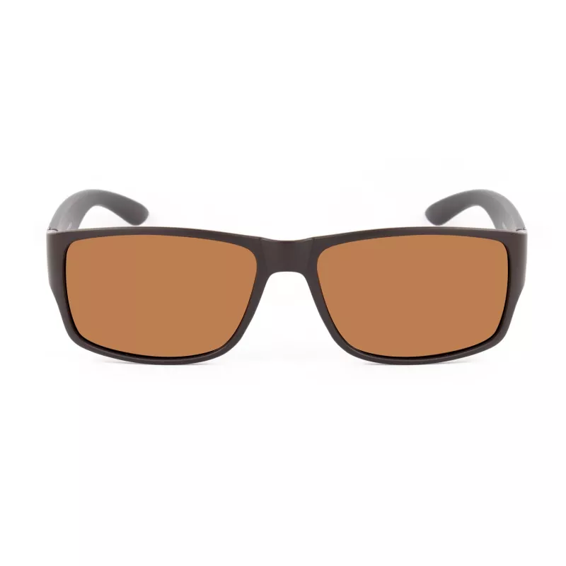 BOBROFF Vīriešu modes saulesbrilles BFG0031-C4P - Taisnstūra melns rāmis, UV400 lēcas