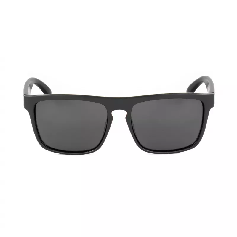 BOBROFF vīriešu taisnstūra polarizētas saulesbrilles BFG0033-S05P - melns rāmis, pelēkas lēcas, 57-18-138 mm