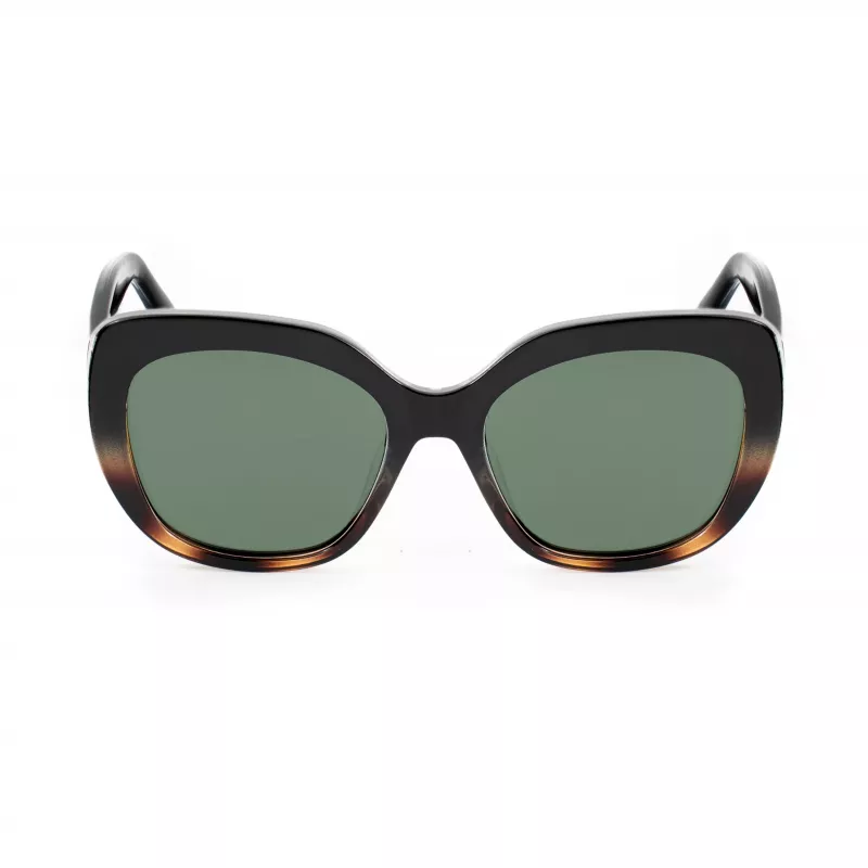 BOBROFF Sieviešu saulesbrilles BFG0001-C2P - Pelēkas lēcas, plastmasas rāmis, UV400 aizsardzība