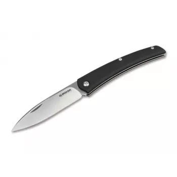 Boker Magnum Long Lead EDC nazis 01SC080 - 440A Drop Point asmens, G-10 rokturis, Linerlock