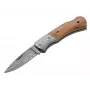 BOKER MAGNUM Magnum Knife Damascus Mistress - Damascus Steel, Pakkawood Handle, Drop Point, Liner Lock, Flipper/Thumb Stud, Pocket Clip