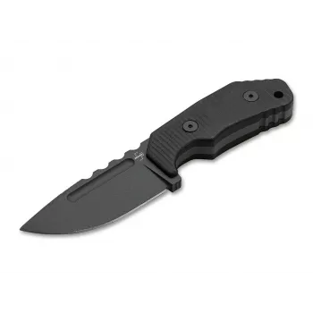 Böker Plus Little Dvalin fiksēta asmens nazis Black D2 G10