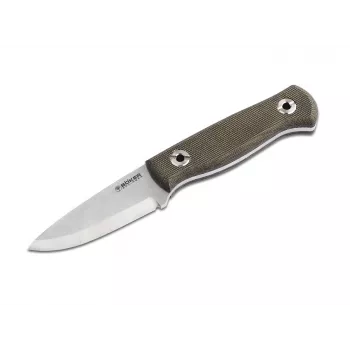 Böker Solingen Vigtig vs. Wild fiksēta asmens nazis, 12C27, G10, melns, 105mm