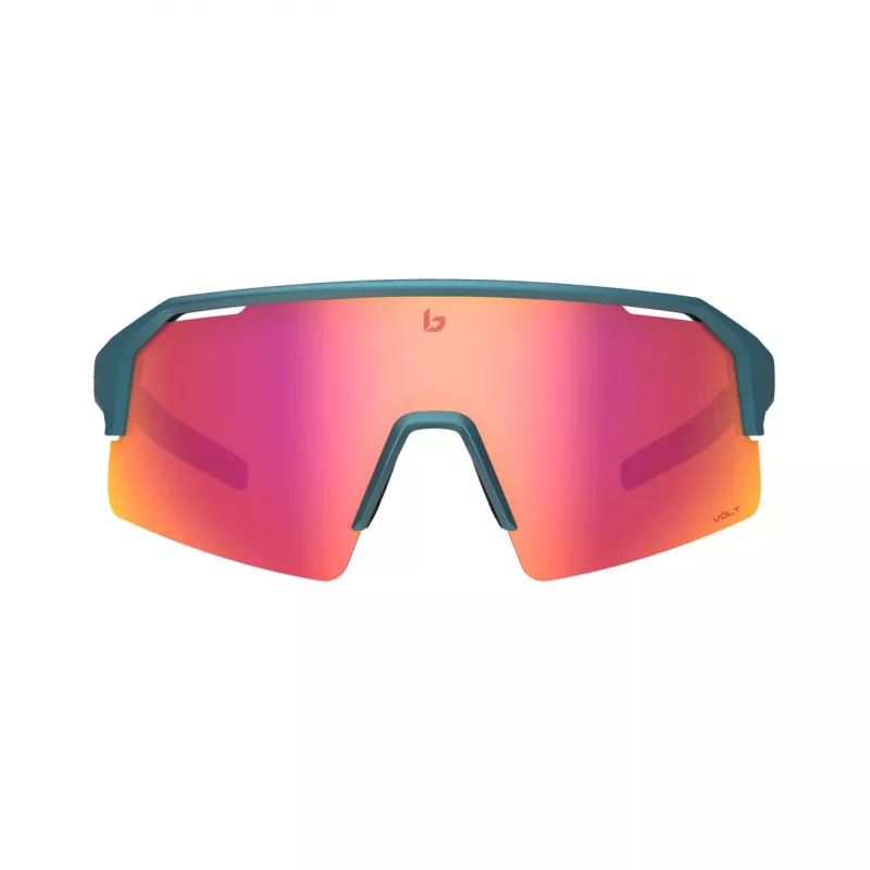 Bolle BS005007 Unisex saulesbrilles - Matēts melns rāmis, TNS Gun lēcas - 64 mm lēcu platums