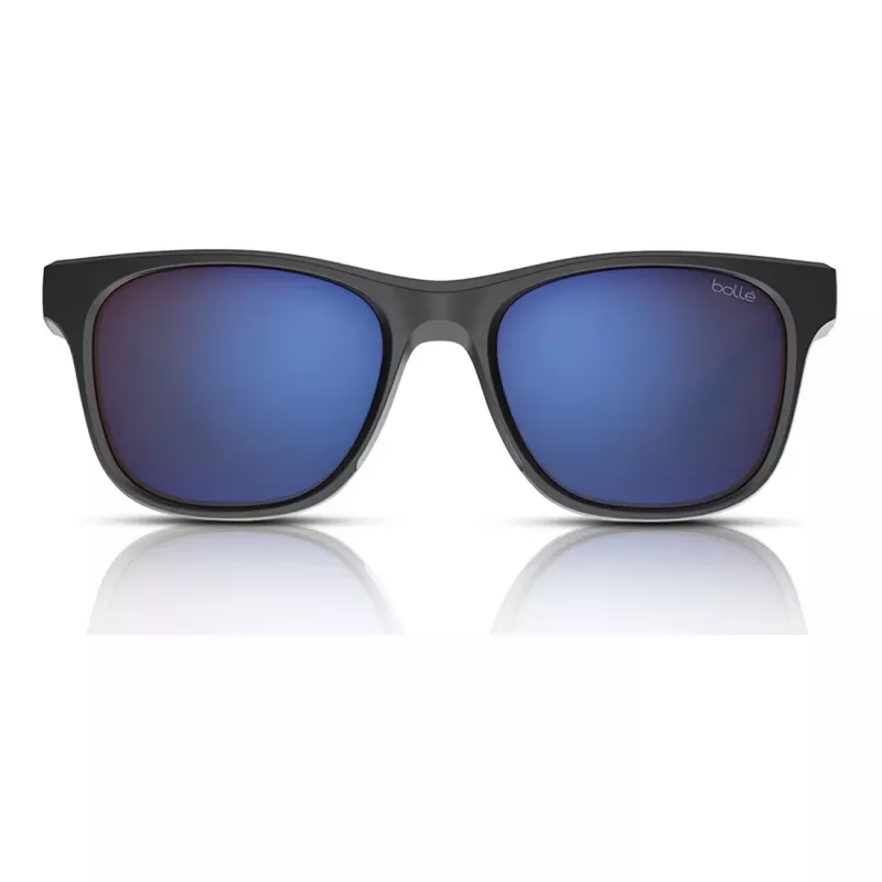 Bolle BS051006-S Phantom Saulesbrilles - Unisex Sport Wrap-Around, Fotohromas Polarizētas NXT Lēcas, Matēts Melns Rāmis
