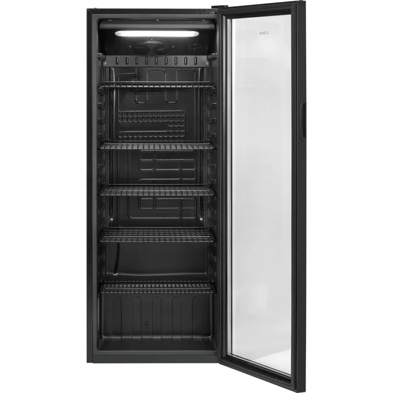Bomann KSG 7292 Ledusskapis ar stikla durvīm 143cm Balts