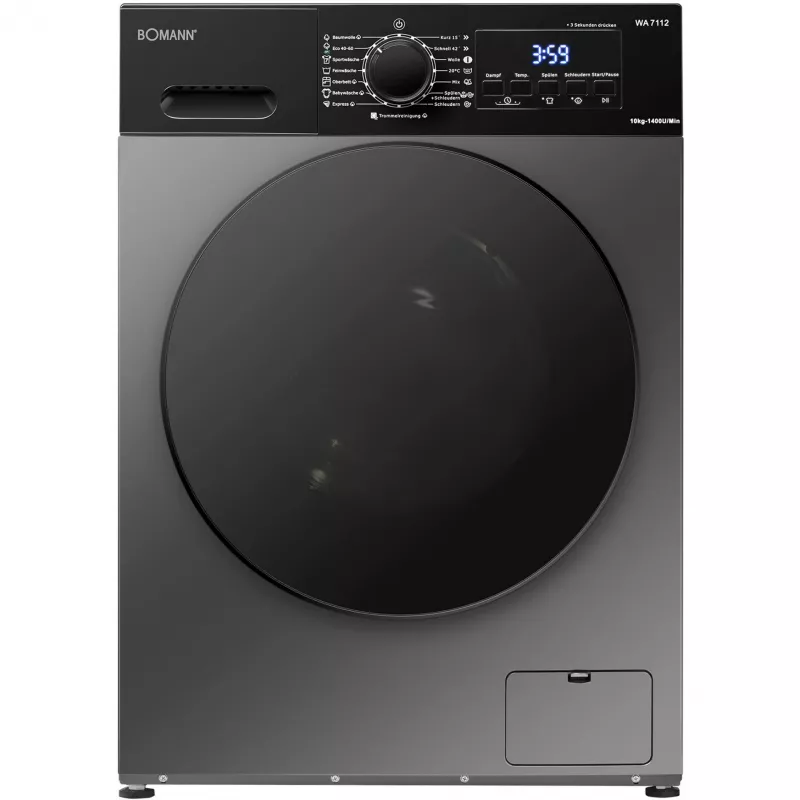 BOMANN WA 7112 Titan sirdsveida vafeļu panna, 800 W, titāns/melns