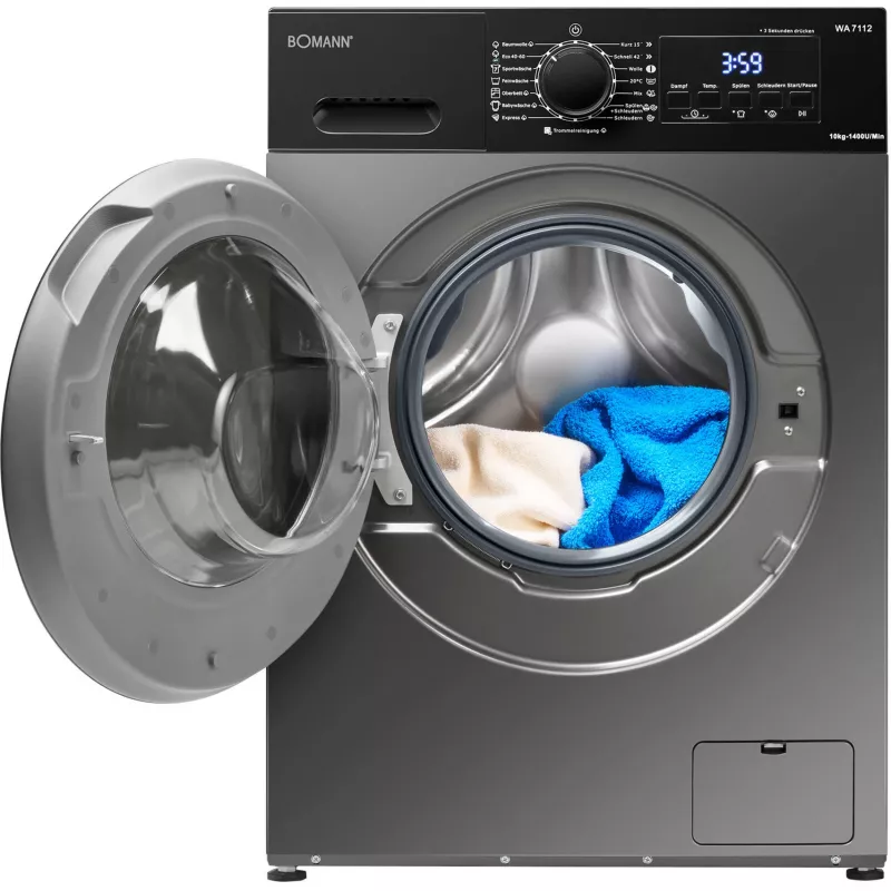 BOMANN WA 7112 Titan sirdsveida vafeļu panna, 800 W, titāns/melns
