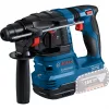 Bosch 18V Professional Set Rotary Hammer GBH 18V-22 + Drill Driver GSR 18V-45 - (zils/melns, 2x Li-Ion akumulators 4.0Ah, āmura urbja un uzgaļu komplekts, instrumentu soma) (0615V0003D)
