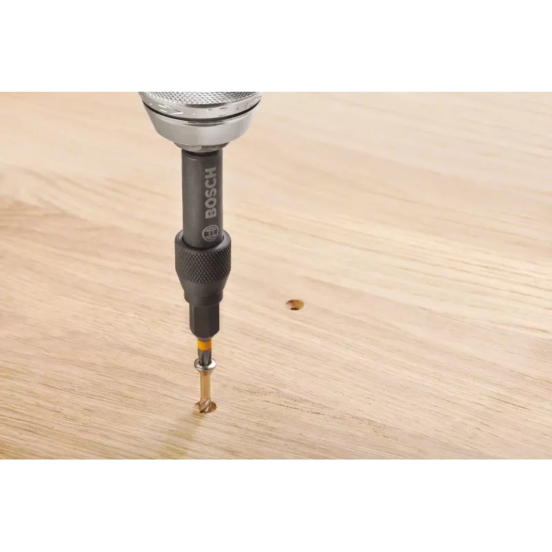 Bosch 2607002786 20 gabalu skrūvgriežu uzgaļu komplekts ar magnētisko universālo turētāju, 25 mm S2 tērauda uzgaļi Phillips, Pozidriv, plakanie, Torx, sešstūra