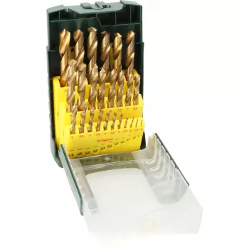 Bosch 2607017154 HSS spirālurbju komplekts 25 gab. TiN pārklājums cilindrisks kāts