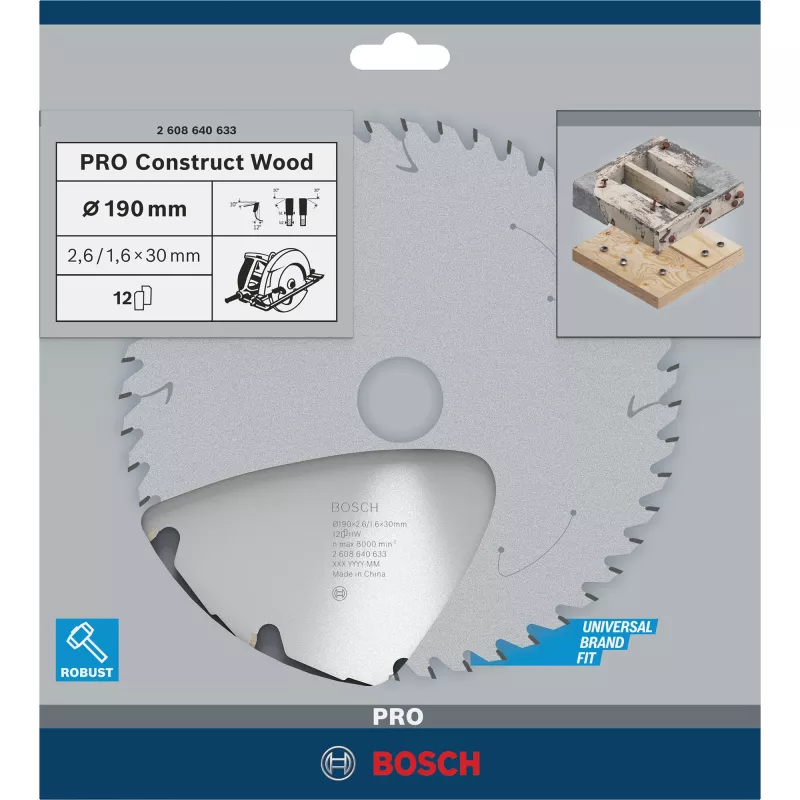Bosch 2608640633 Expert for Wood ripzāģa asmens 305 mm 60 zobi