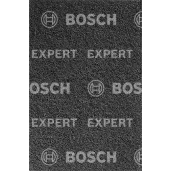 Bosch 2608901213 Vidējas graudainības putu pulēšanas spilventiņš roku slīpēšanai, 125 x 70 mm, ar āķu un cilpu stiprinājumu, augsta spīduma apdare