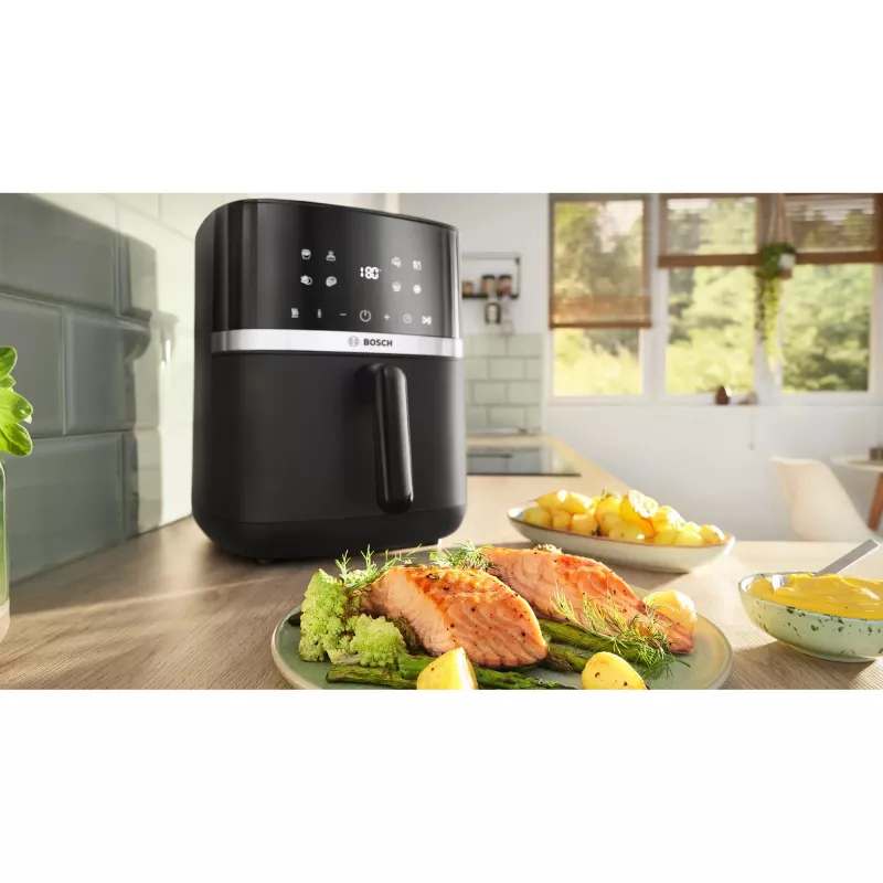 BOSCH Air Fryer MAF462B0 Series 4 (Melns, 2050 W, Grozs 6.1 L)