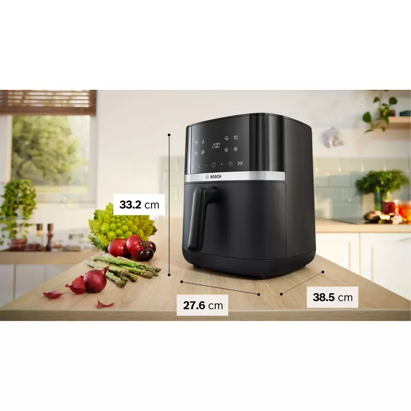 BOSCH Air Fryer MAF462B0 Series 4 (Melns, 2050 W, Grozs 6.1 L)