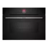 Bosch CMG7241B1 kompakta cepeškrāsns ar mikroviļņu funkciju, 45L, 900W, melna