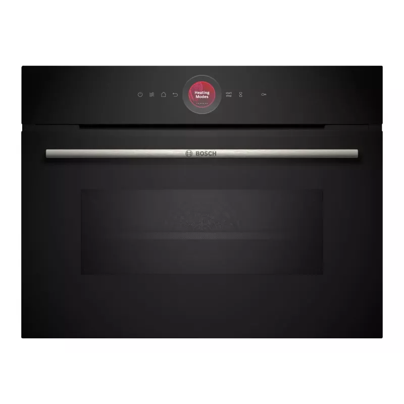 Bosch CMG7241B1 kompakta cepeškrāsns ar mikroviļņu funkciju, 45L, 900W, melna