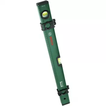Bosch DIY līmeņrādis 60 cm ar marķēšanas slīdni, V-rievu un plakanu frēzētu pamatni – zaļš