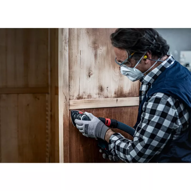 Bosch EXPERT C470 trīsstūrveida slīpēšanas loksne 93x93mm, graudainība 40, 50 gab. komplekts delta slīpmašīnām 2608900926