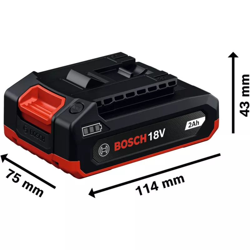 Bosch GBA18V-20 18V 2.0Ah Li-ion akumulators ar COOLPACK