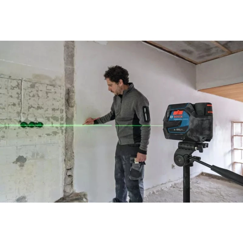 Bosch GCL 12V-50-22 CG Professional kombinētais lāzera komplekts ar RM 20 stiprinājumu, BT 150 statīvu, 2.0Ah akumulatoru, lādētāju un L-BOXX 0601066S01