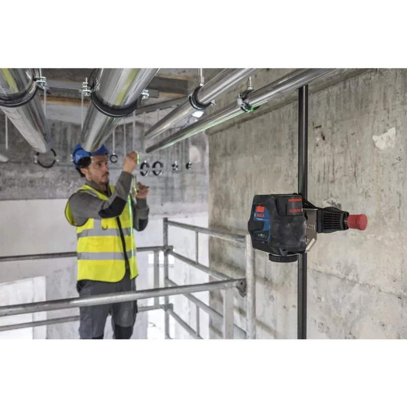 Bosch GCL 12V-50-22 CG Professional bezvadu kombinētais lāzers (zils/melns, zaļas lāzera līnijas un svērtenes punkti, iekļauts RM 20 rotējošais stiprinājums)