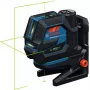 Bosch GCL 12V-50-22 CG Professional bezvadu kombinētais lāzers (zils/melns, zaļas lāzera līnijas un svērtenes punkti, iekļauts RM 20 rotējošais stiprinājums)