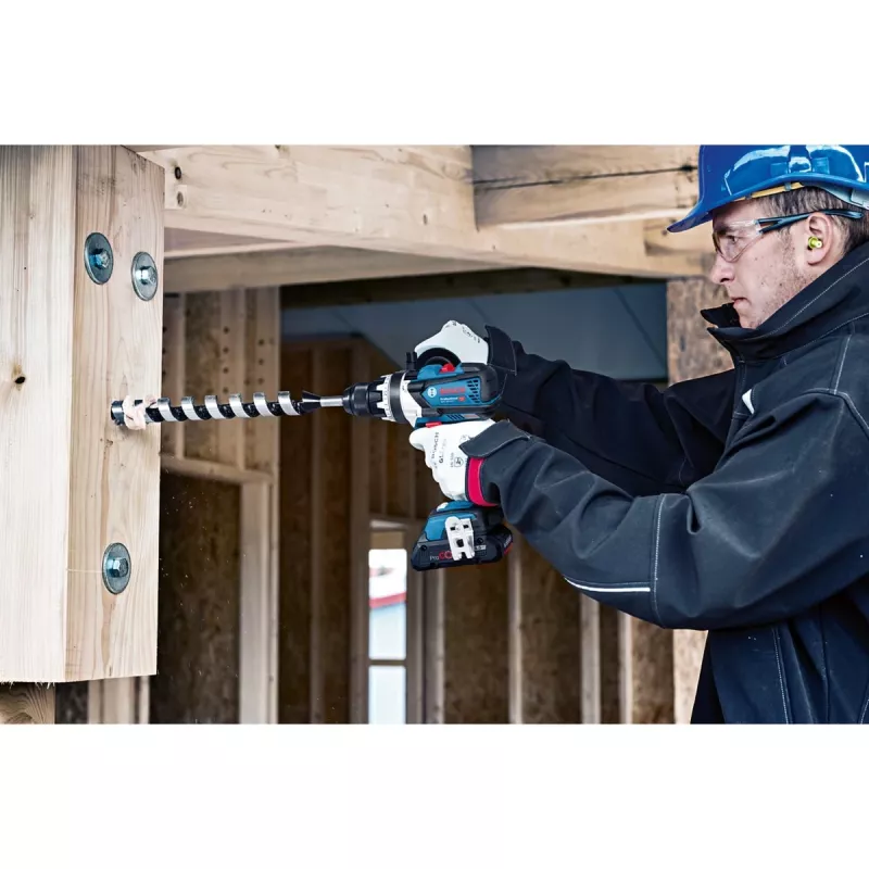 Bosch GSB 18V-110 C Professional 18V bezvadu triecienurbjmašīna (tikai instruments, zila/melna)