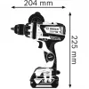 Bosch GSB 18V-110 C Professional 18V bezvadu triecienurbjmašīna (tikai instruments, zila/melna)