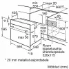Bosch HBF113BR1S Iebūvējamā elektriskā cepeškrāsns, 66L, Nerūsējošais tērauds