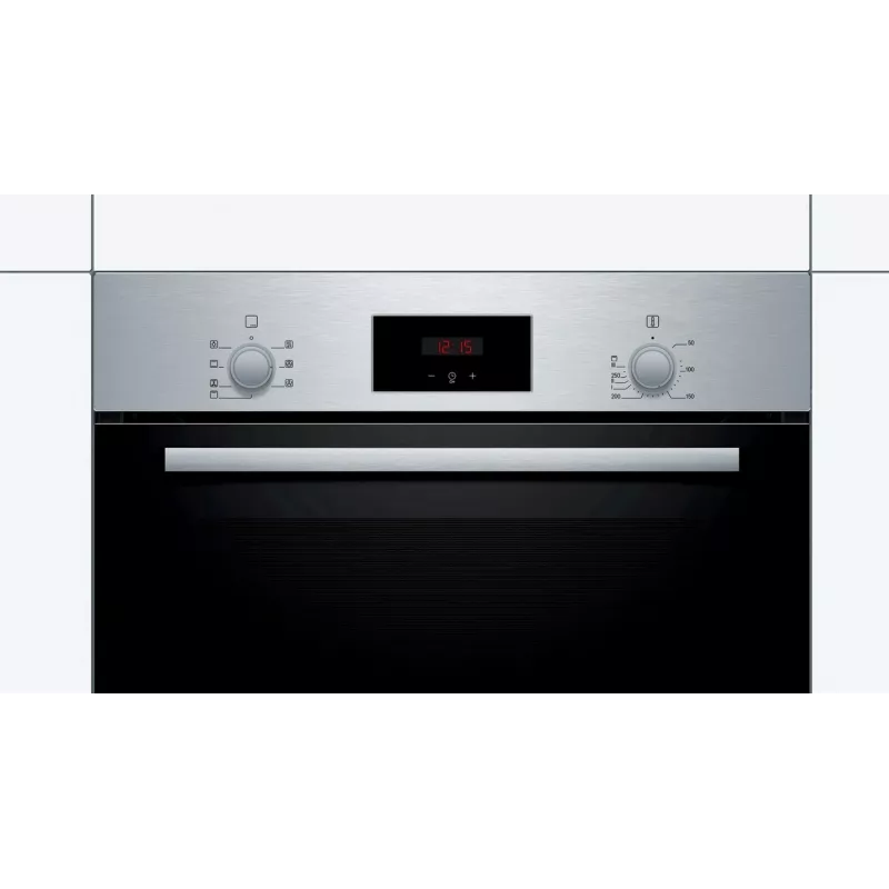 Bosch HBF113BR1S Iebūvējamā elektriskā cepeškrāsns, 66L, Nerūsējošais tērauds