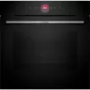Bosch HBG7341B1 Series 8 Iebūvējamā elektriskā cepeškrāsns, 71L, pirolītiskā pašattīrīšanās, melna, 60 cm