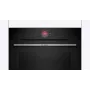 Bosch HBG7341B1 Series 8 Iebūvējamā elektriskā cepeškrāsns, 71L, pirolītiskā pašattīrīšanās, melna, 60 cm