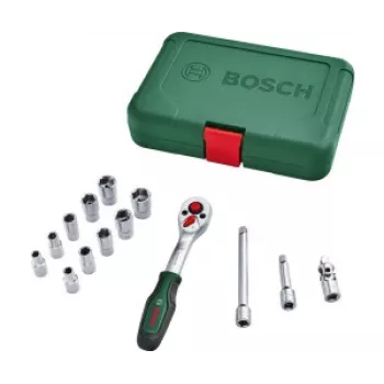 Bosch Home and Garden 1/4 collu sprūdrata komplekts, 27 daļas (1600A02BY0)