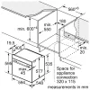Bosch HRG7361B1 Iebūvējamā cepeškrāsns ar tvaika funkciju, 71 L, pirolītiskā pašattīrīšanās, TFT Touch Display Pro, Home Connect, melna